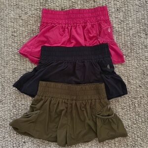 Free People Movement Get Your Flirt On Shorts - 3 pair